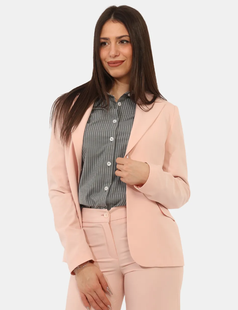 Blazer Materica Rosa