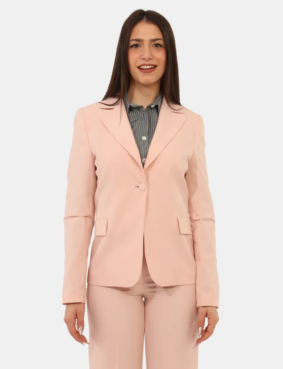 Blazer Materica Rosa