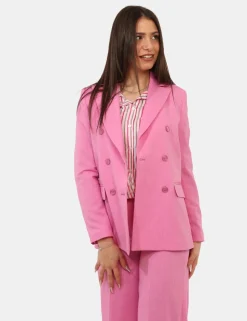 Blazer Materica Rosa