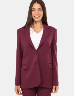 Blazer Materica Viola