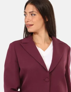 Blazer Materica Viola