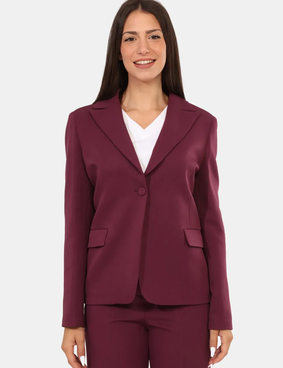 Blazer Materica Viola