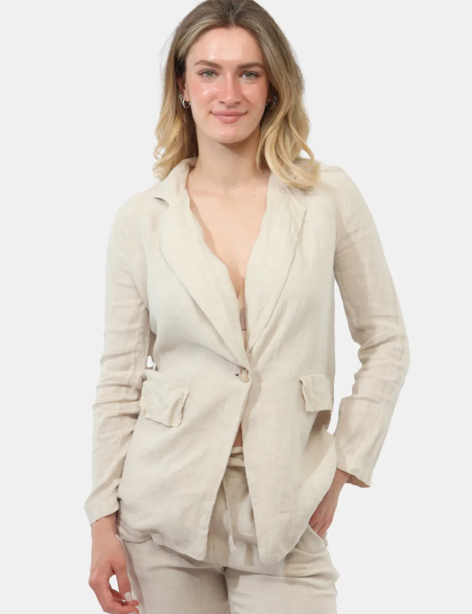 Blazer Rue De Clerie Beige