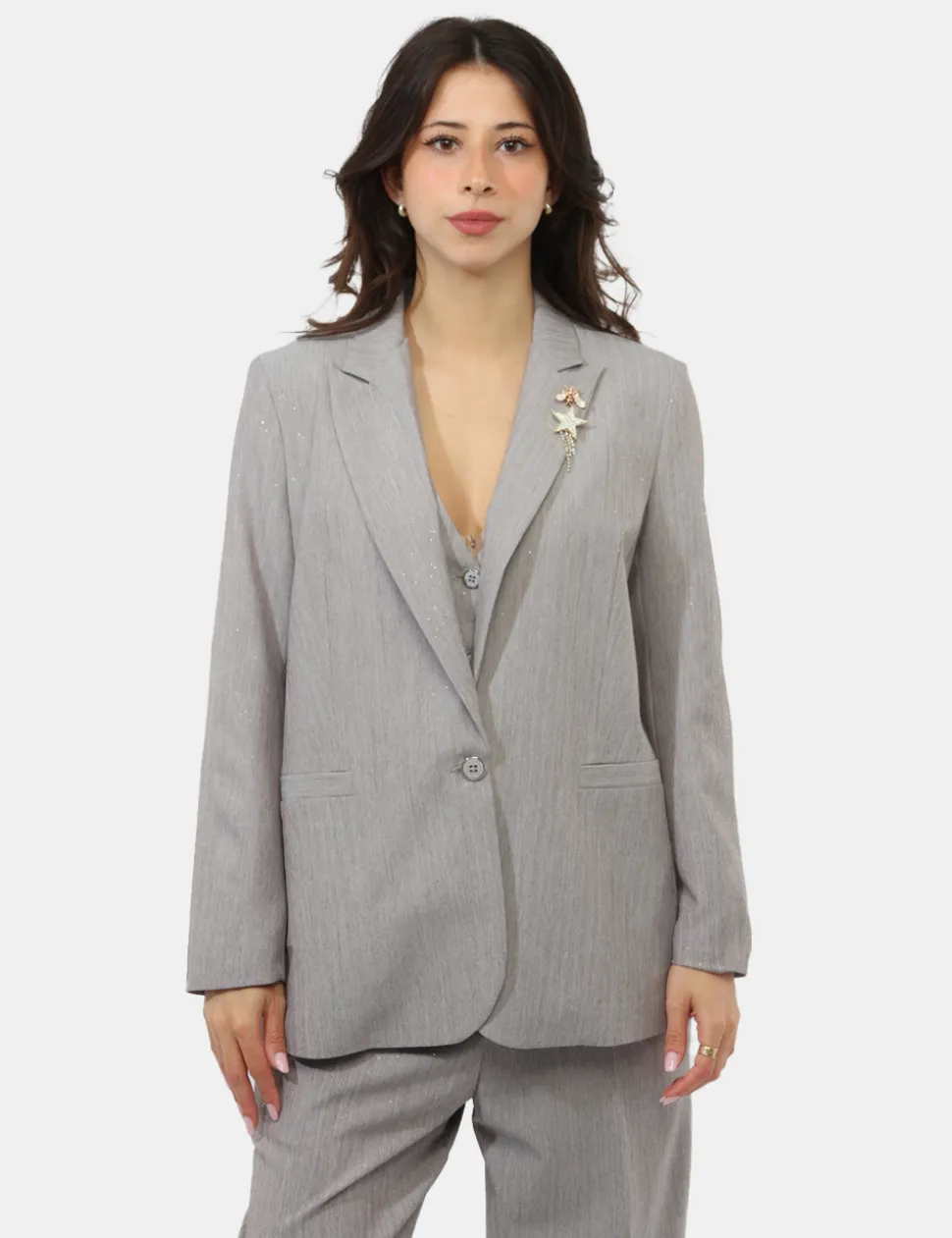 Blazer Rue De Clerie Grigio