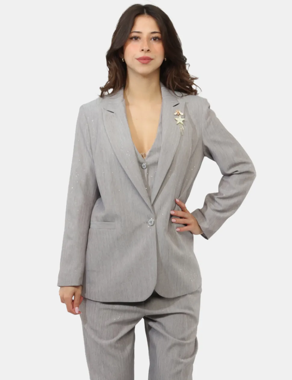 Blazer Rue De Clerie Grigio