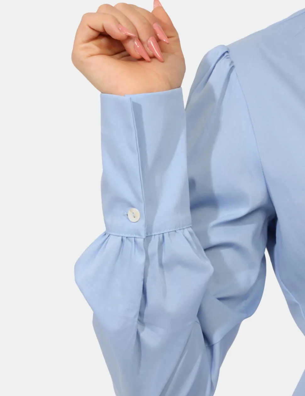 Blusa Materica Azzurro