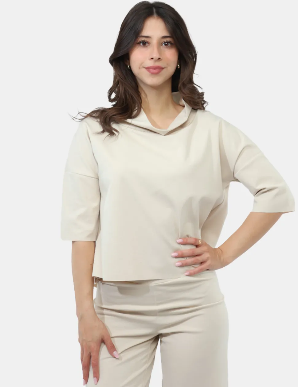 Blusa Rue De Clerie Beige
