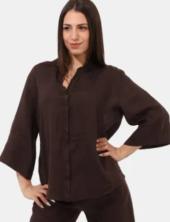 Blusa Rue De Clerie Marrone