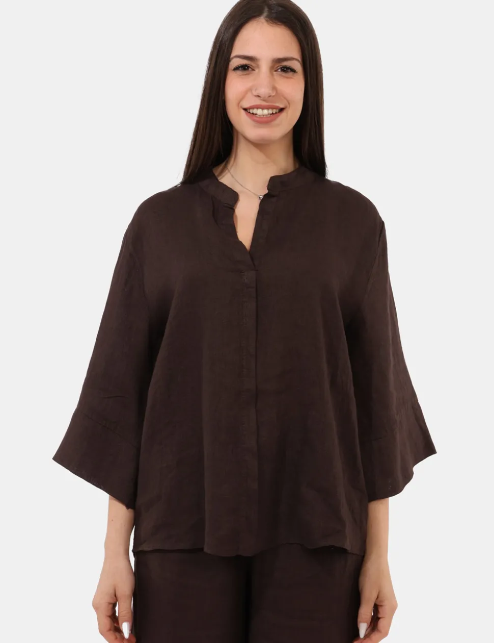 Blusa Rue De Clerie Marrone