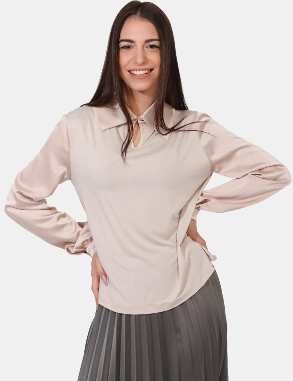 Blusa Sandro Ferrone Avorio