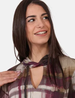 Blusa Sandro Ferrone Bordeaux