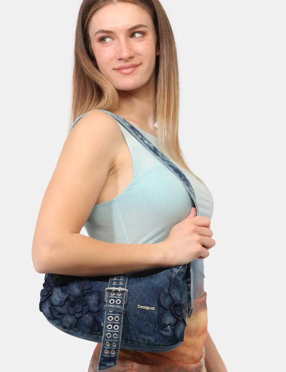 Borsa Desigual Blu