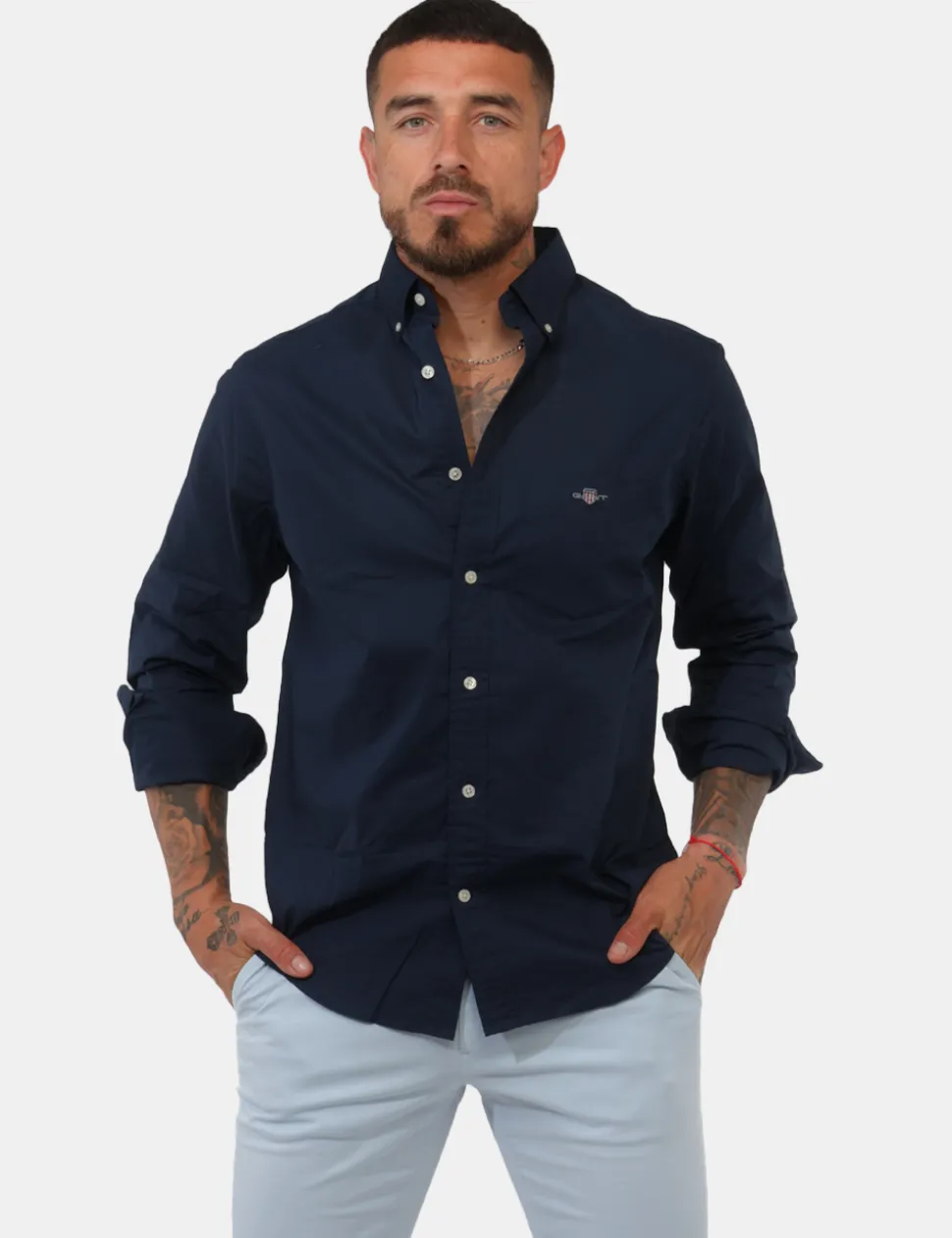 Camicia Gant Blu
