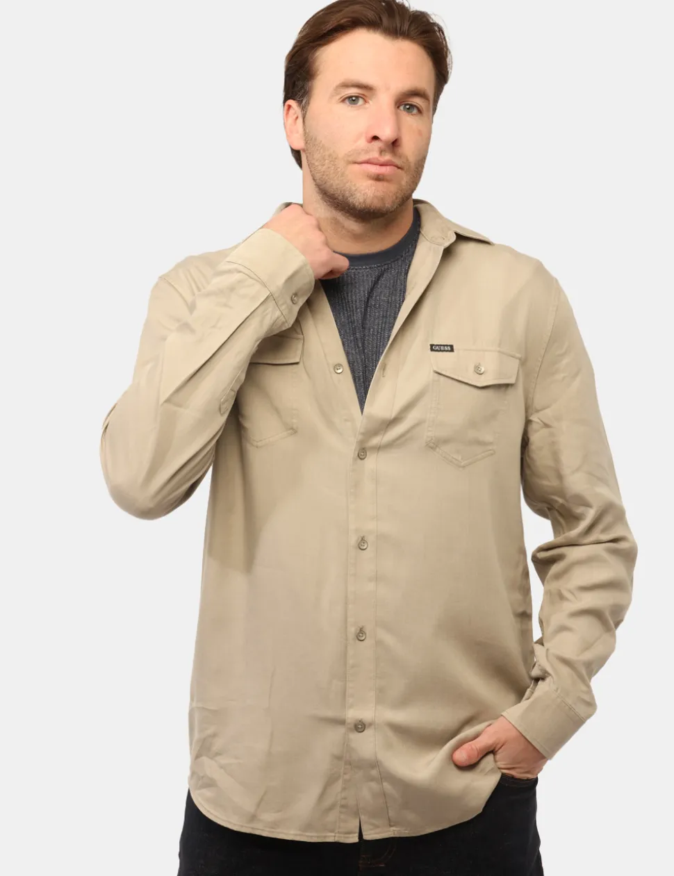 Camicia Guess Beige