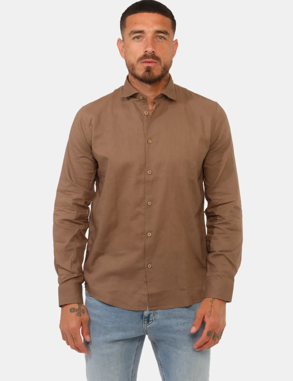 Camicia Hamaki-Ho Marrone