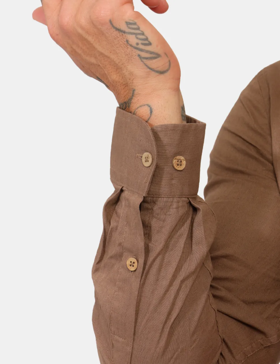 Camicia Hamaki-Ho Marrone