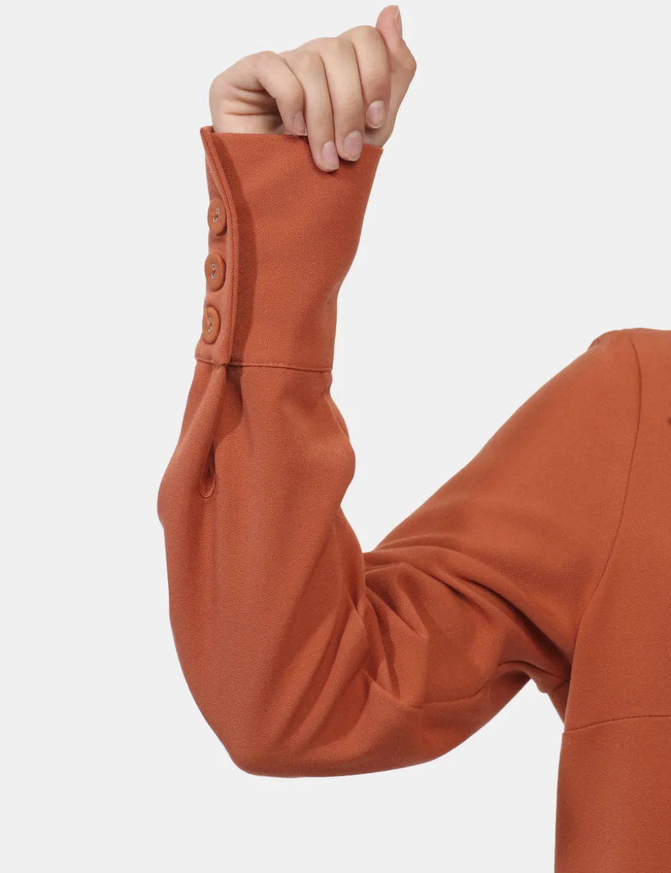 Camicia Materica Arancione