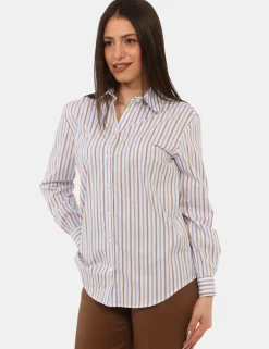 Camicia Materica Azzurra
