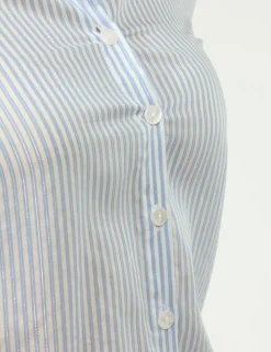 Camicia Materica Azzurra