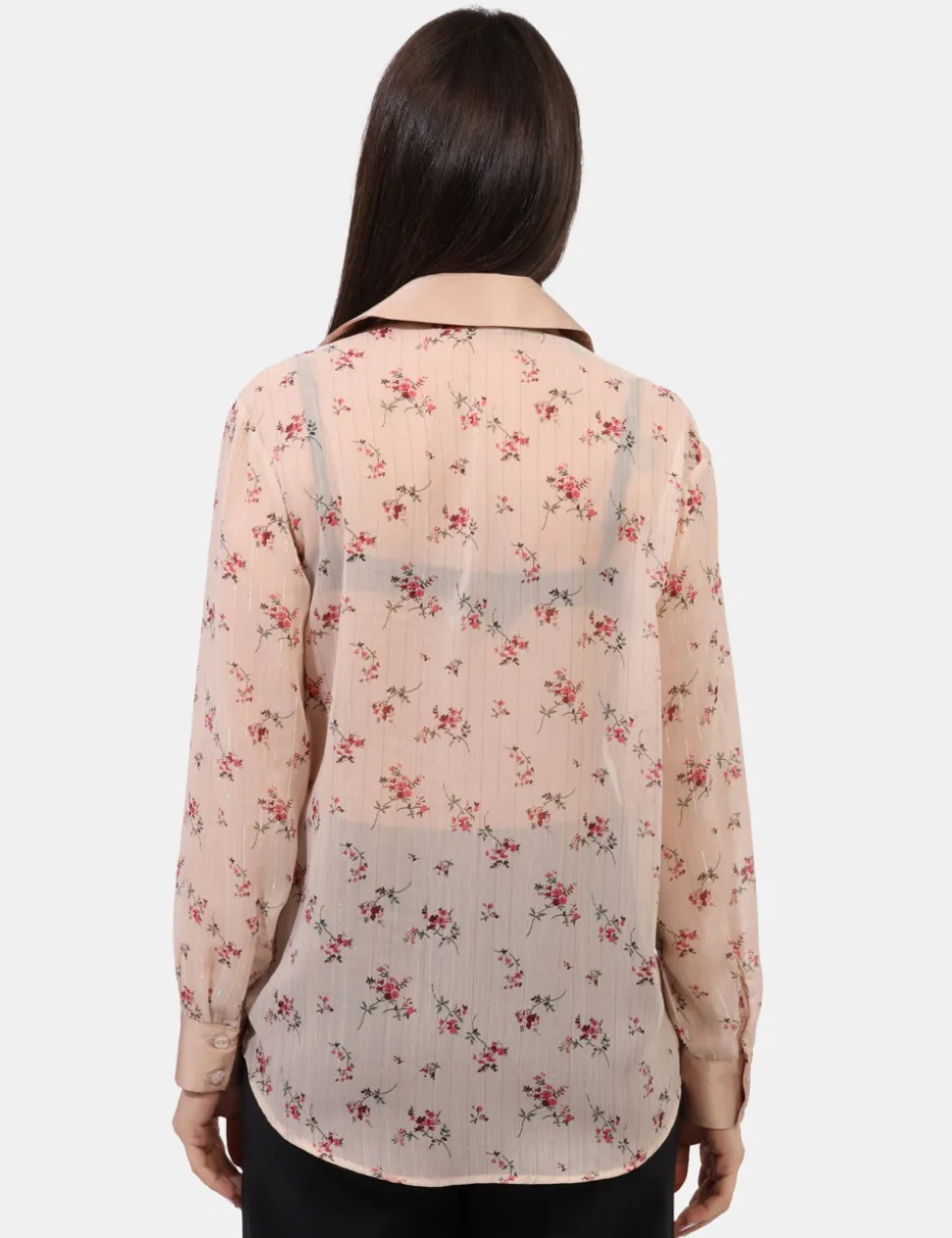 Camicia Materica Beige