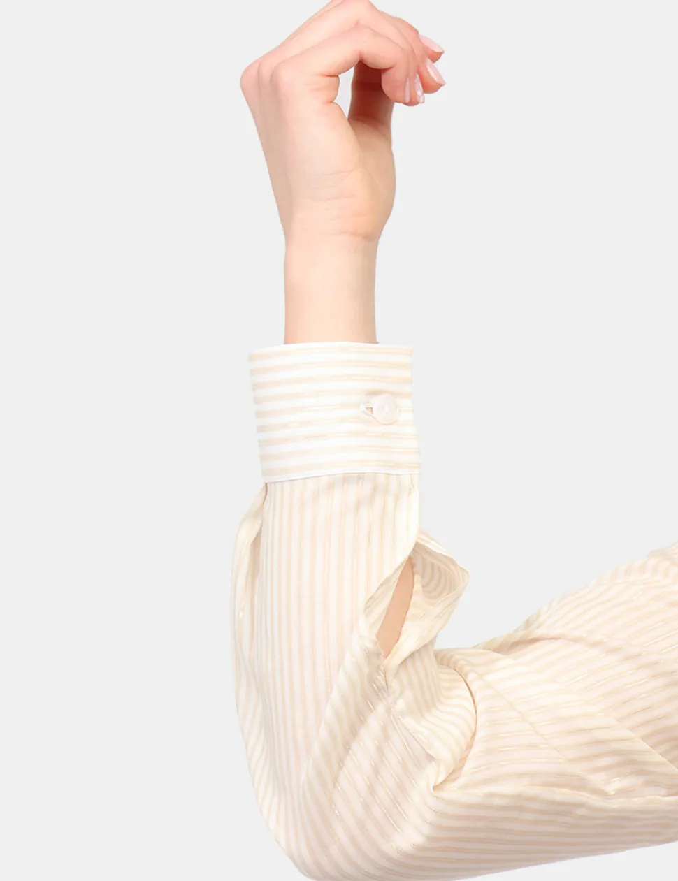 Camicia Materica Beige