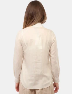 Camicia Materica Beige