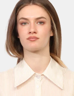 Camicia Materica Beige