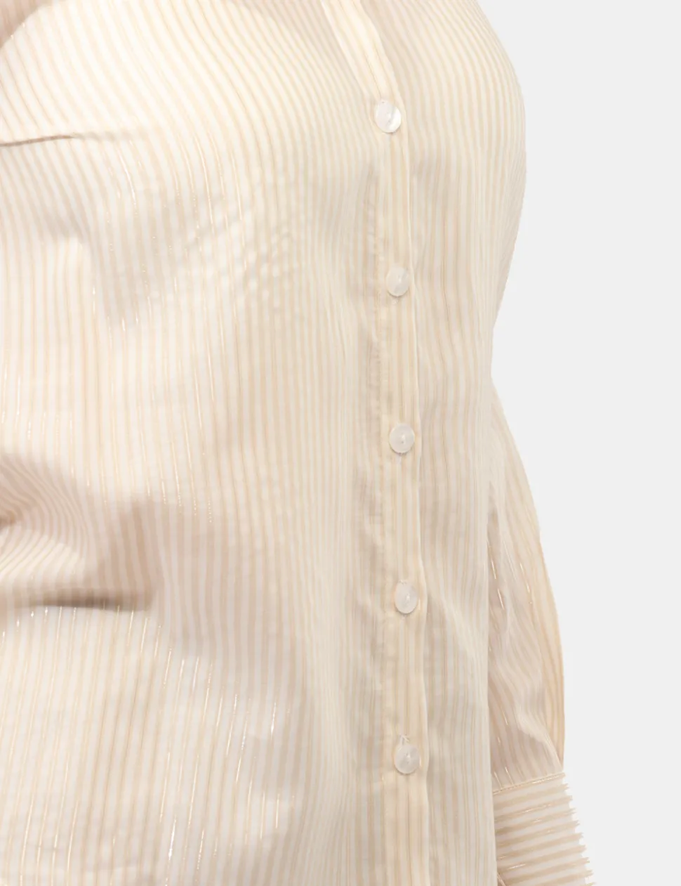 Camicia Materica Beige