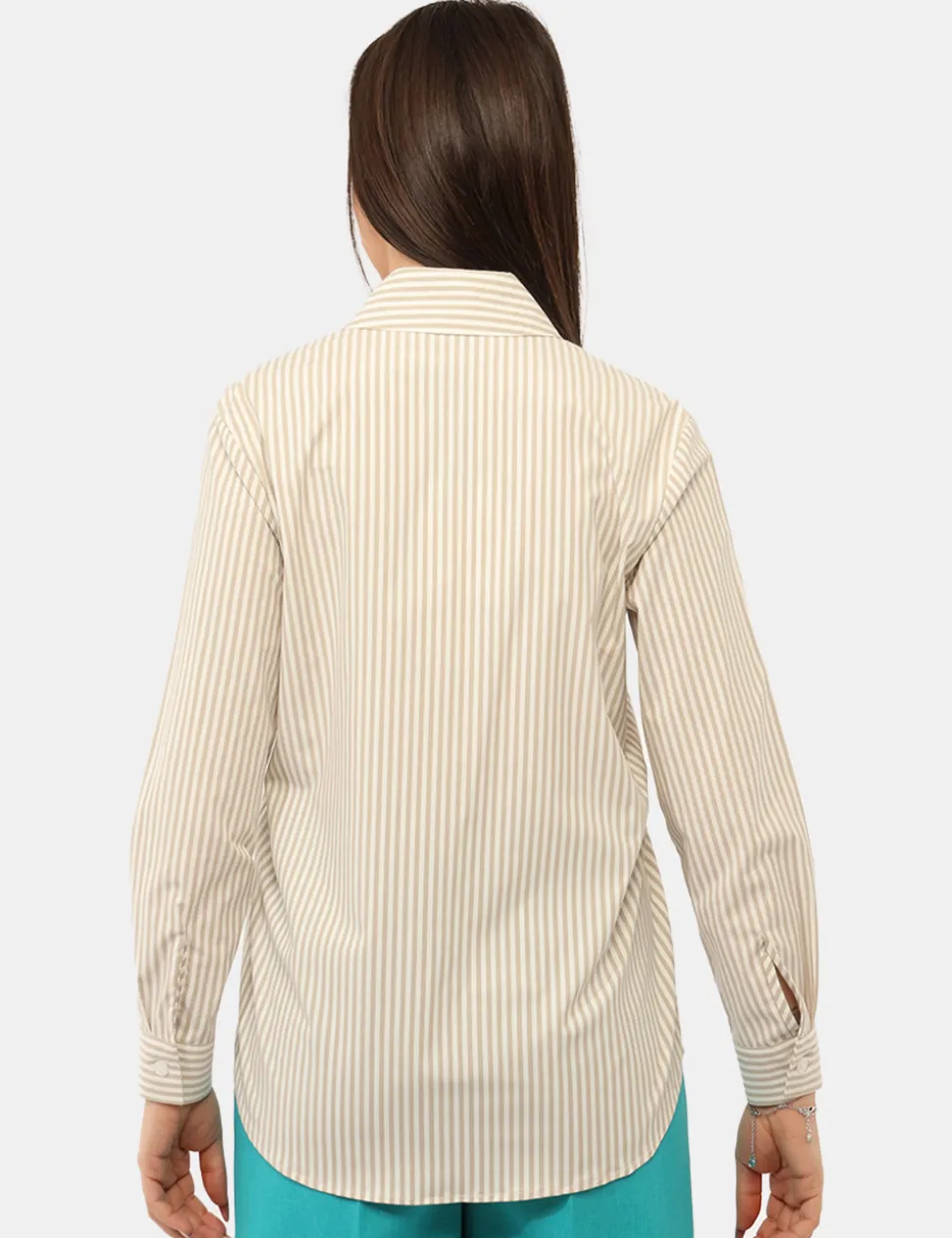 Camicia Materica Beige