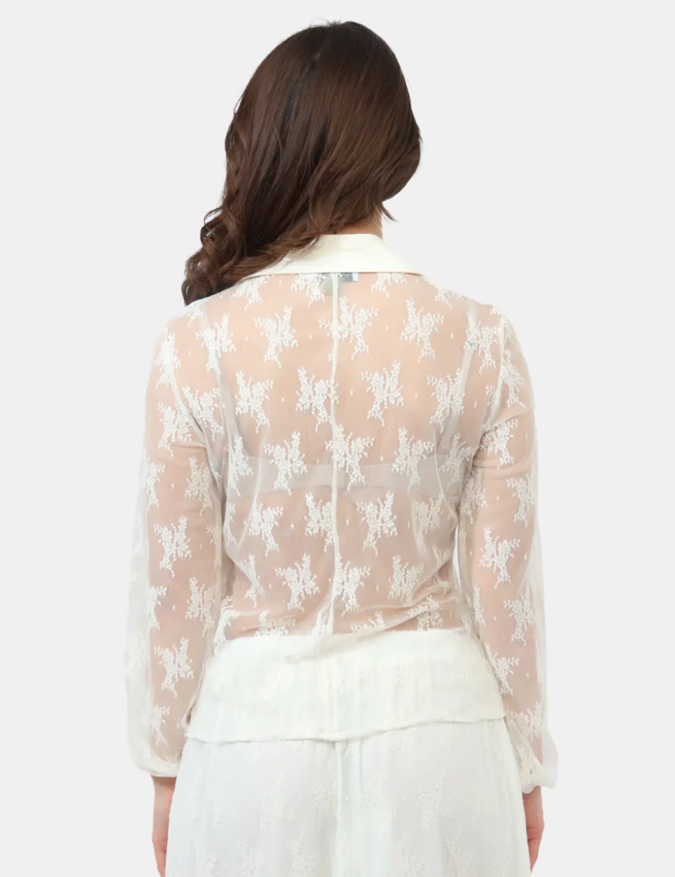 Camicia Materica Bianca