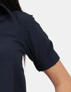 Camicia Materica Blu