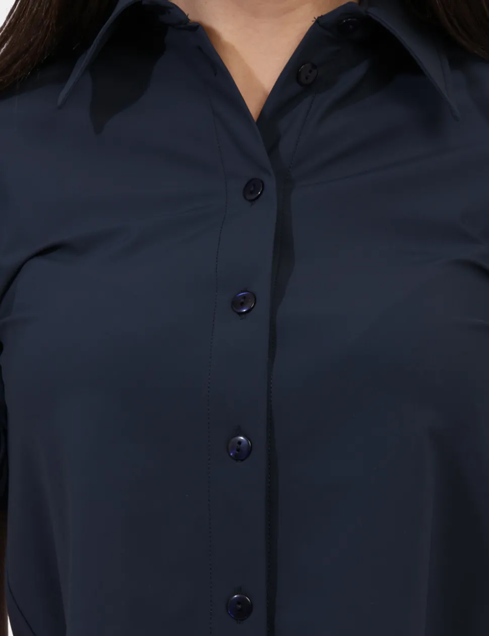 Camicia Materica Blu