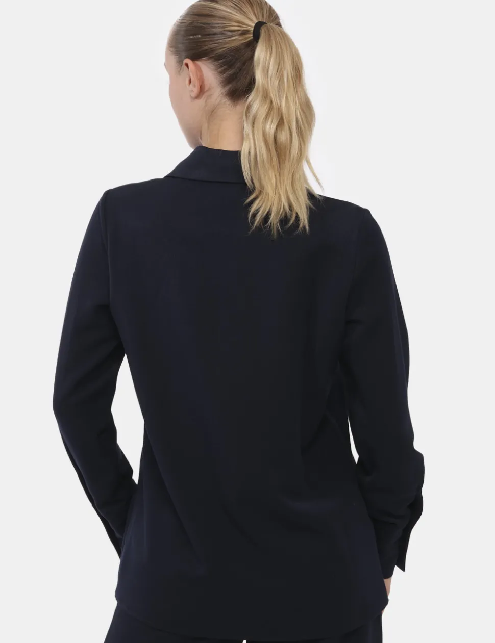 Camicia Materica Blu