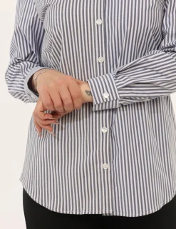 Camicia Materica Blu
