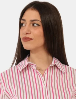 Camicia Materica Fucsia