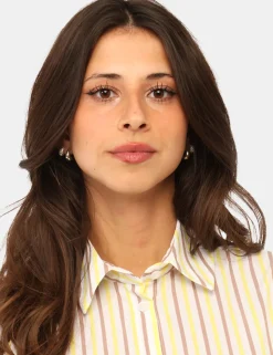 Camicia Materica Gialla e Viola