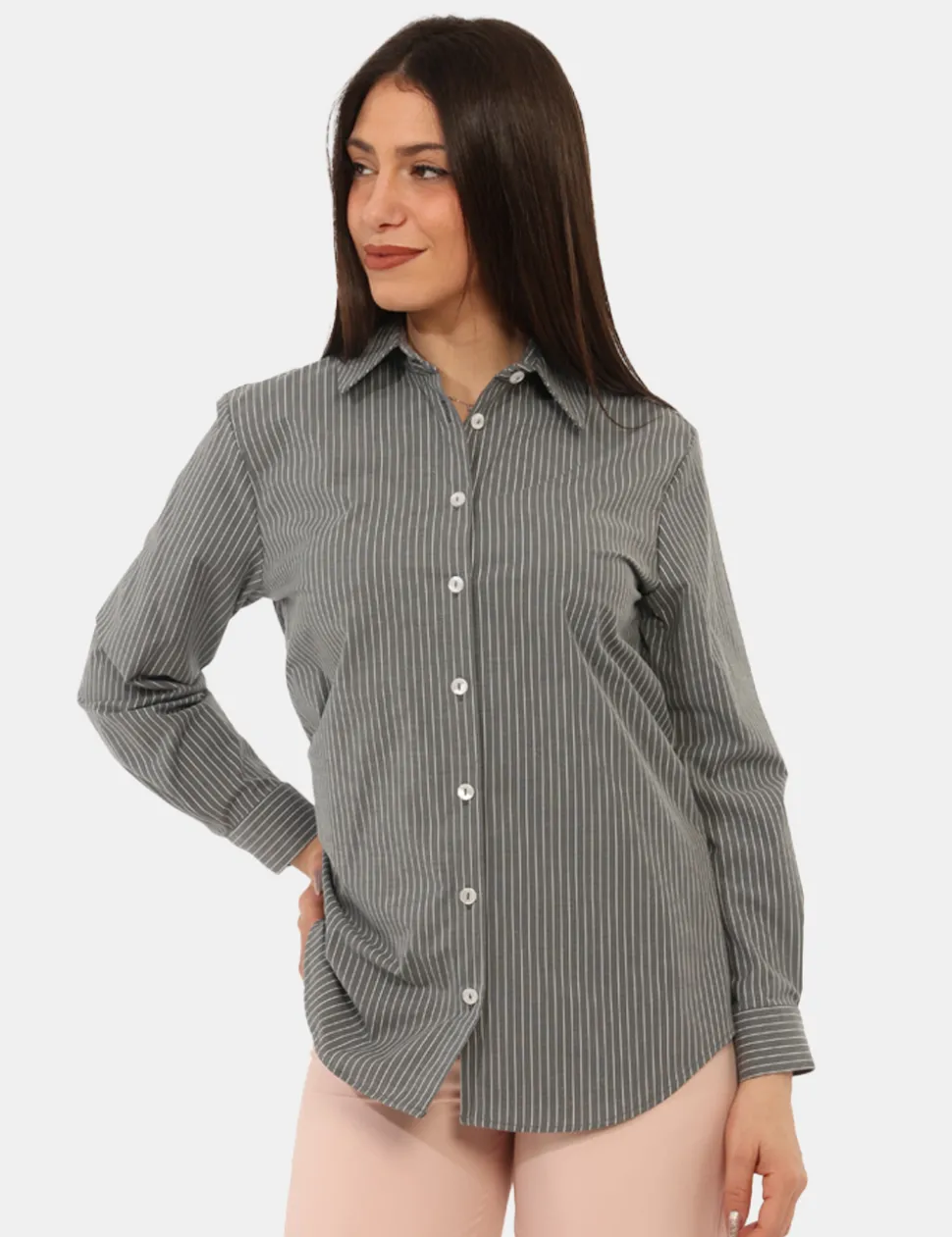 Camicia Materica Grigia
