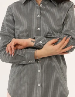 Camicia Materica Grigia