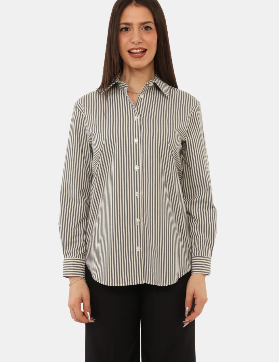 Camicia Materica Grigia