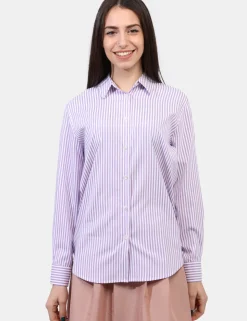 Camicia Materica Lilla