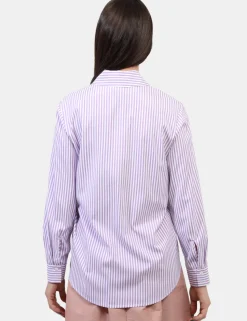 Camicia Materica Lilla