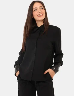 Camicia Materica Nero