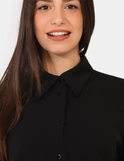 Camicia Materica Nero