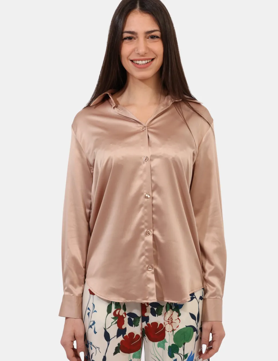 Camicia Materica Oro