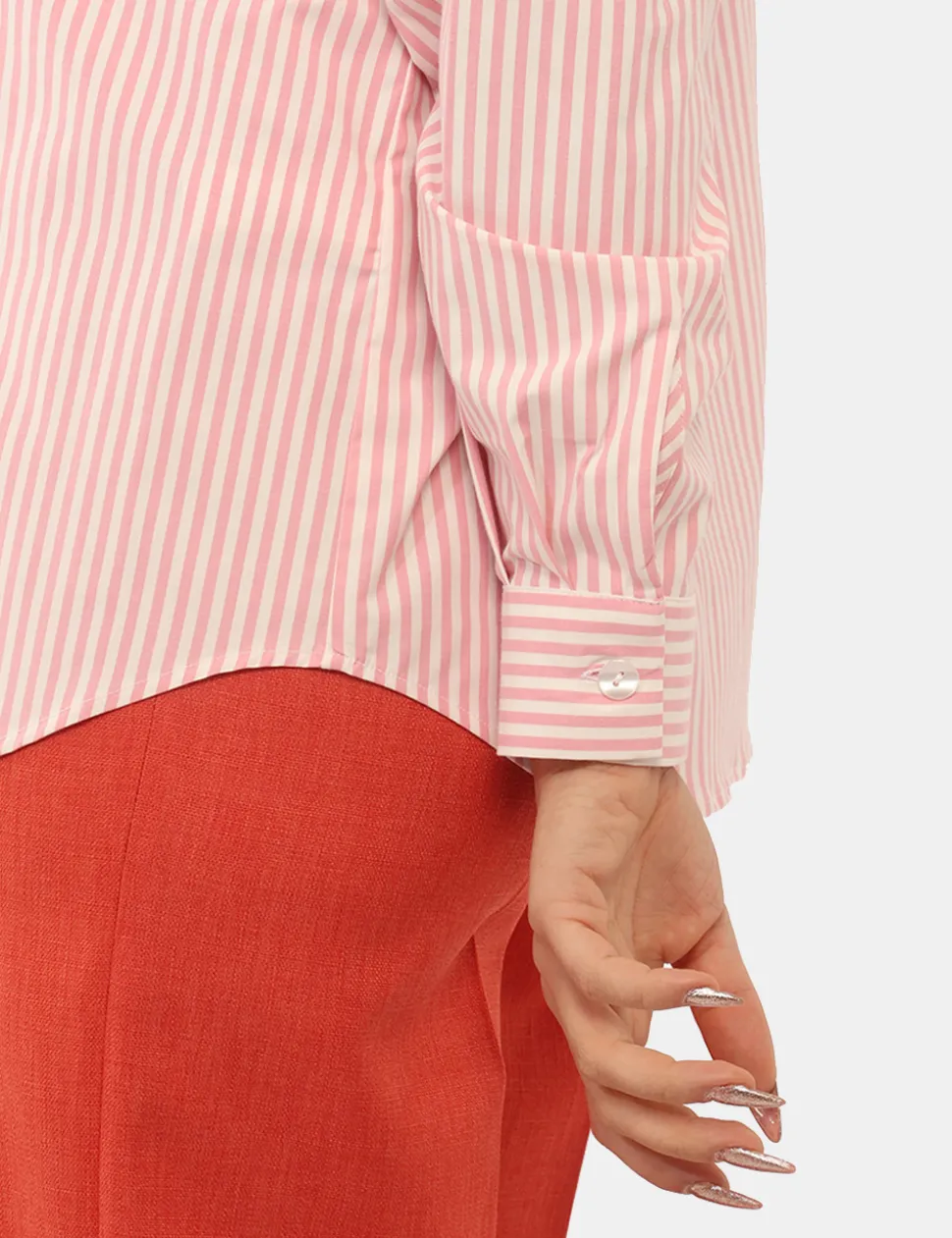 Camicia Materica Rosa