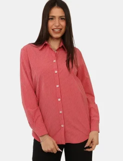 Camicia Materica Rossa