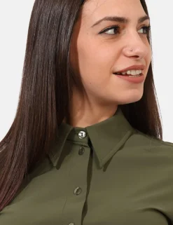 Camicia Materica Verde