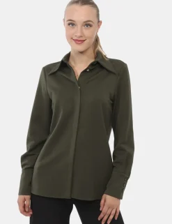 Camicia Materica Verde