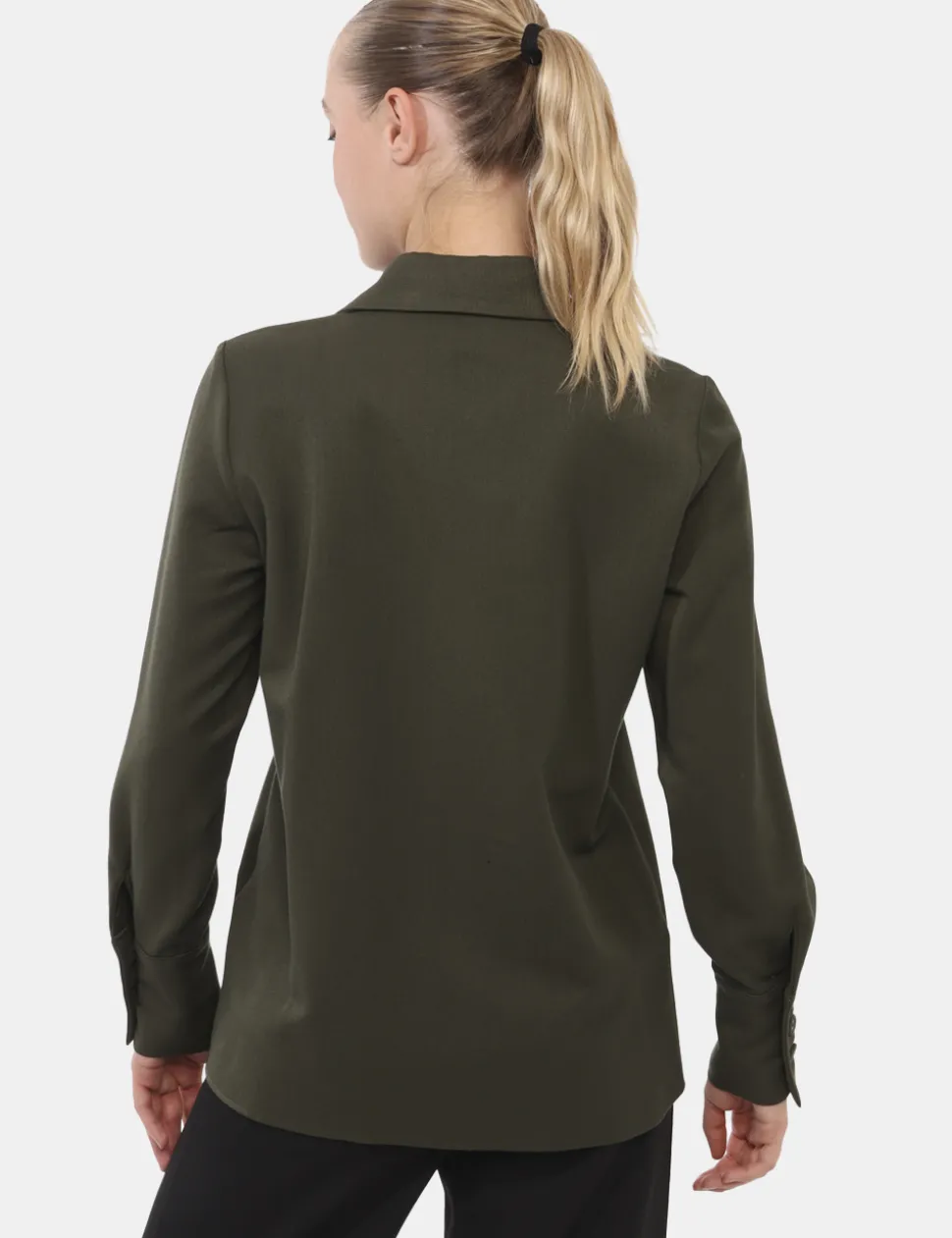 Camicia Materica Verde