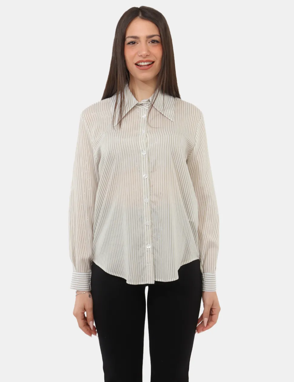 Camicia Materica Verde